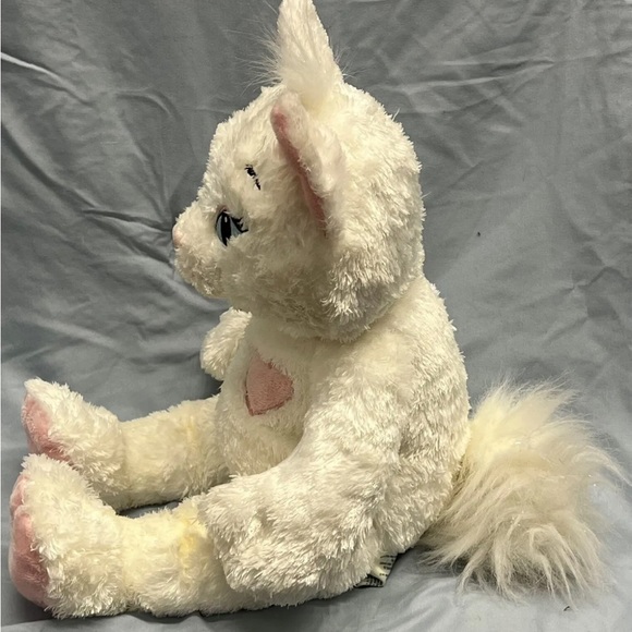 Build a Bear Disney Marie Aristocats White Pink Kitten Cat Stuffed Animal - Picture 7 of 12